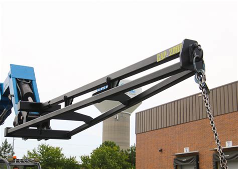 truss boom attachment for forklift